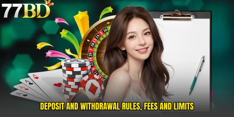 Deposit And Withdrawal Rules, Fees And Limits
