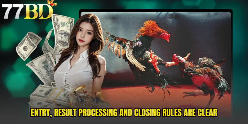 Entry, Result Processing And Closing Rules Are Clear