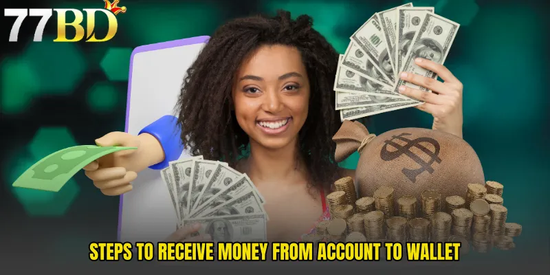 Steps To Receive Money From Account To Wallet